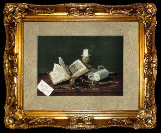 framed  Hirst, Claude Raguet Chromolithograph, ta009-2